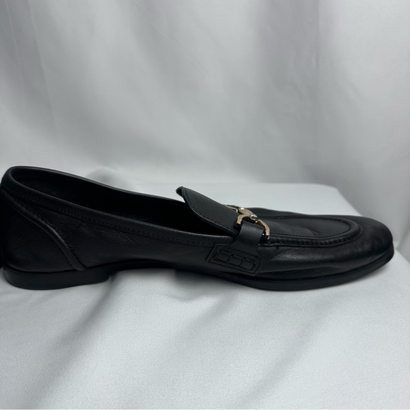 Zara Women’s Black Leather Loafers size 10/40 - Picture 11 of 16